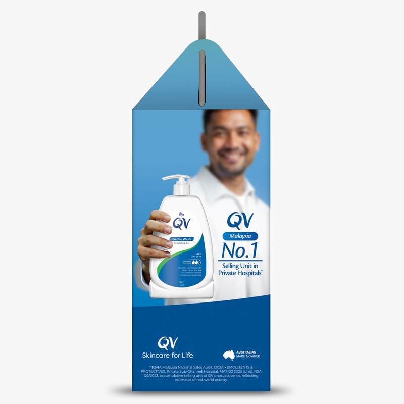 EGO QV GENTLE WASH 1KG X2
