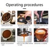 51mm Bottomless Coffee Portafilter Zinc Alloy Coffee Filter Handle For