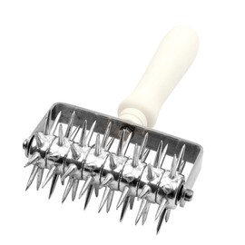 O'Creme Commercial Dough Roller Docker 4-3/4 Inch Wide with Plastic Handle