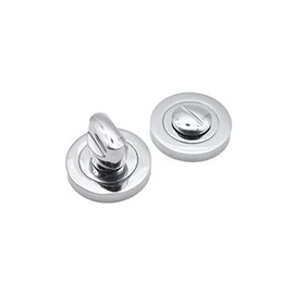 Thumb Turn & Release for Bathroom WC Doors Lock with Emergency Release in Various Finishes (Polished Chrome)