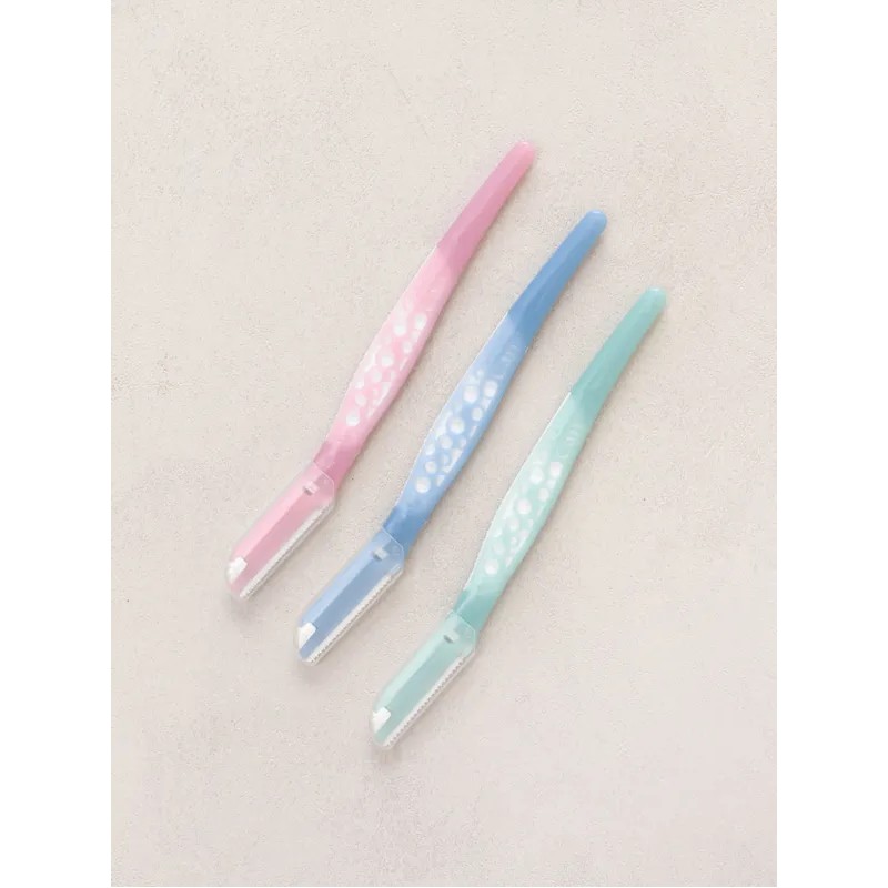 DAISO Kaijirushi Women's CAN Face Razor 3-Pack