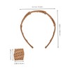 BIUDECO Folding Shower Headband for Women Portable Toothed Hair Hoop