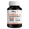 OBY Omega 3, 120 softgels de 1300 mg. Aceite Salmon