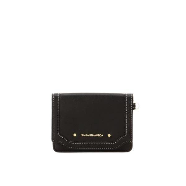 Samantha Vega 00072310260121 Pass Case, Point Stitch Pass Case, Black