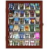 Souvenir Shot Glass Display Case Shadow Box Wall Mounted Cabinet
