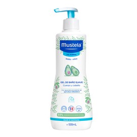 Mustela, Gel de Baño Corporal Suave, Bebés y Niños, 500 ml