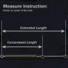 BOXI 2pcs Front Hood Lift Supports Gas Struts Shocks for