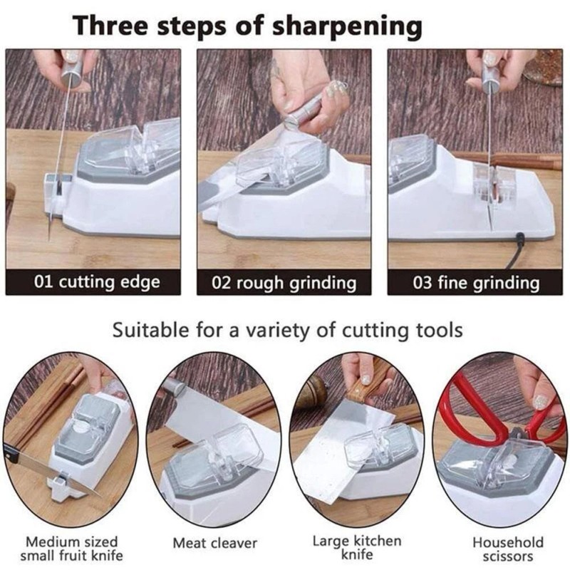The Professional Electric Sharp Sharpener Supports USB Cable Insertion