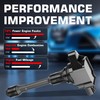 Ignition Coil Pack and Iridium Spark Plug Compatible with Nissan