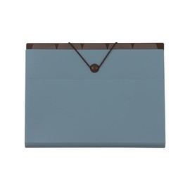 Nakabayashi DF-A411E-B Bag-In File A4 6 Pockets Blue