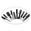 CafePress Array Combs Oval Car Bumper Sticker