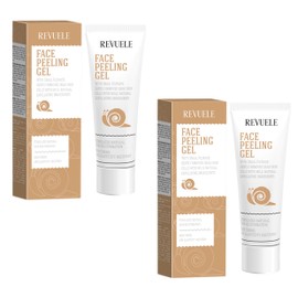 REVUELE GESICHTSPEELING-GEL mit Schneckenfiltrat 2er Pack. 2x80ml