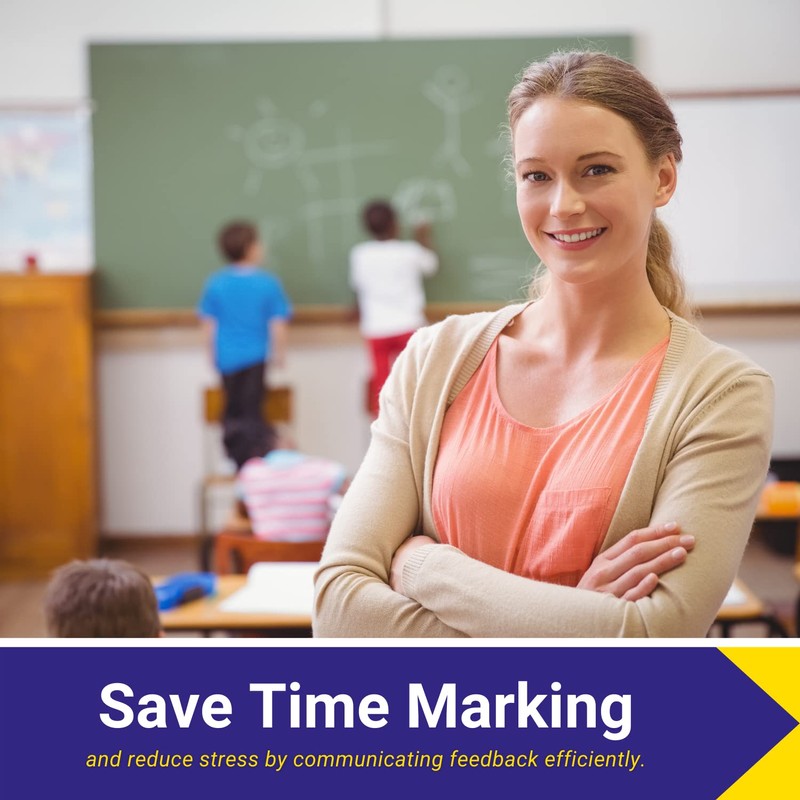 Stackable Changed Books Comprehension Pre Inked School Teachers Feedback Marking