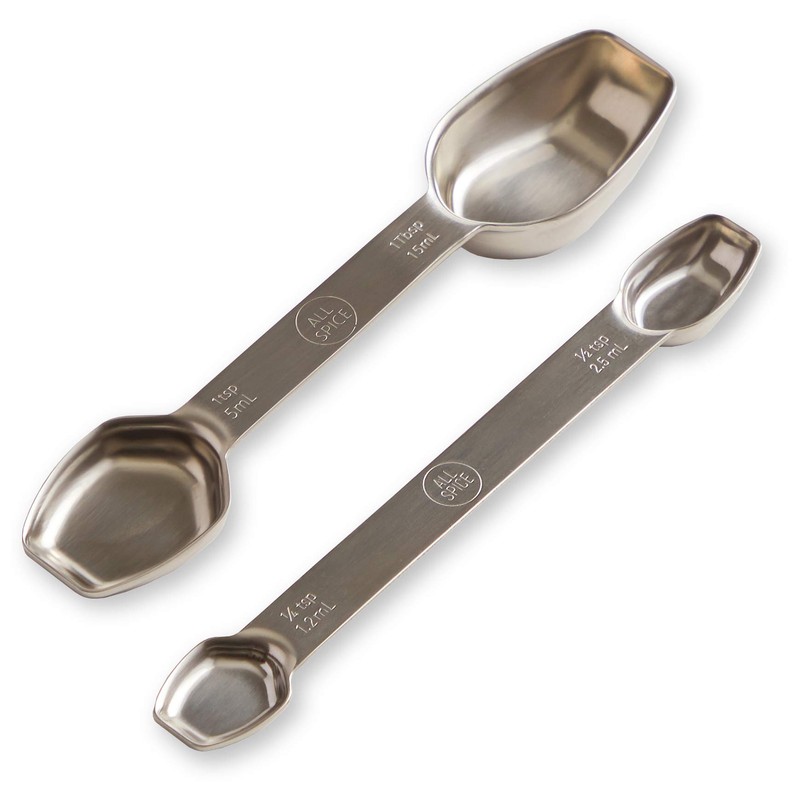 AllSpice Stainless Steel Double Sided Measuring Spoon Set