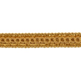 DÉCOPRO (TM) Scroll Gimp Braid Trim, Color# C4 - Antique Gold [Sold By The Yard]