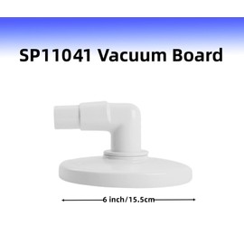 ADKUN SP11041 Pool Skimmer Vacuum Plate Replacement for Hayward Swimming Pool Skimmer SP1090 SP1091 & SP1092 - Skim Vac 1 1/4” and 1 1/2” Combo Hose Elbow Adapter(6 inch)