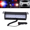 LED Car Strobe Light Flashing Warning Lamp Red Blue Color