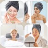 SUNLAND Hair Drying Towel, Water Absorbent, Daily Towel, Microfiber, Big