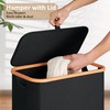 Vincona Slim Laundry Basket with Lid, Narrow Dirty Clothes Hampers