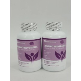 Pure Micronutrients (2) Organic Resveratrol Supplement 1200mg-Extra Strength Formula  12/27