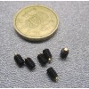 Kmac Alloy Steel Set Screws, Brass Tip, 6-32 x 3/16"