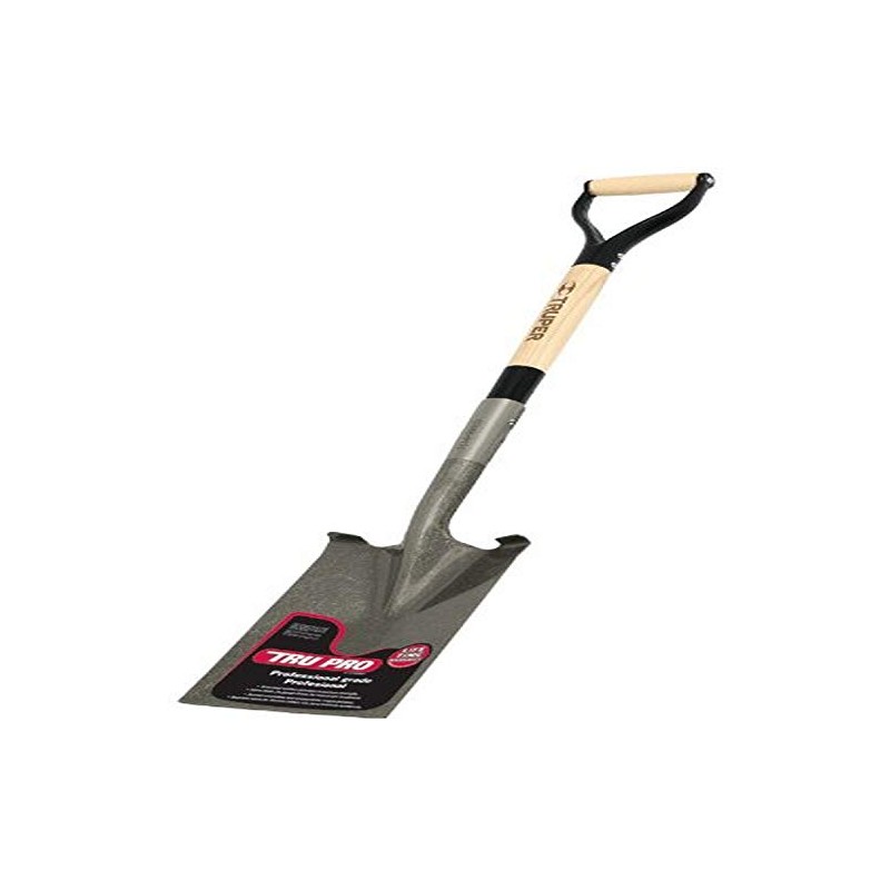 Truper 31211 Tru Pro Garden Spade with D-Handle, 30-Inch,Ash Wood
