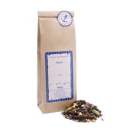 Black tea loose Chai II ginger, cloves, pepper, cinnamon, cardamom, anise, cardamom, chilli peppers, vanilla black tea, 500 g