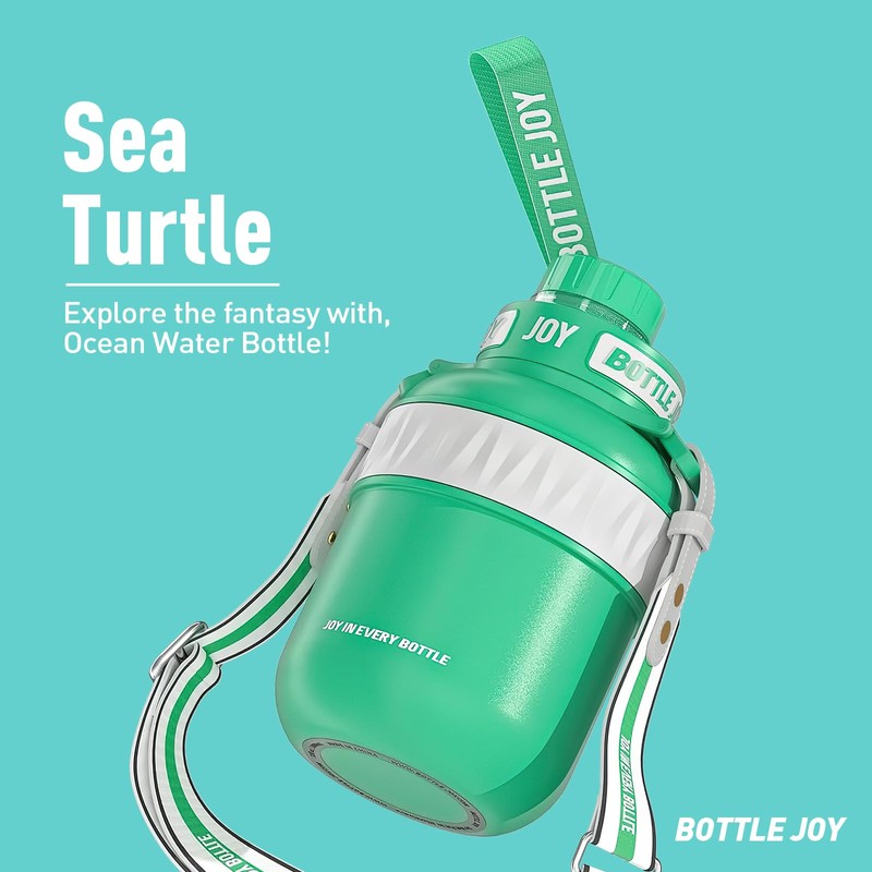 BOTTLE JOY Stainless-Steel Water Bottle: Leakproof Lid, Perfect Sip, Double