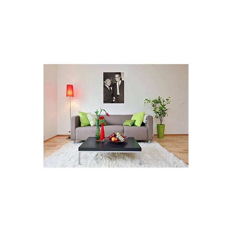 Studio B The Meeting - Malcolm X & MLK Poster
