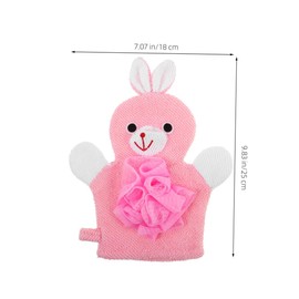 Ipetboom 3pcs Bath Towel Hand Scrub Glove Net Exfoliating Mitt Mitts Skincare Tools Body Scrub Body Wash Face Mini Gloves Gentle Wash Shower Scrubber Moisturize Scrubbing or