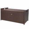 Barton Outdoor Patio Deck Box Storage with Cushion Pad All-Weather