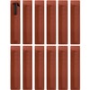 MEISO 12 Pcs Soft PU Leather Single Pen Case Holder,