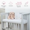 Crib Sheets 50x90cm Award Winning 100% Organic Cotton Fully Fitted