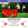 Aivalas Yard Pong Outdoor Games, Giant Yard Games Set with
