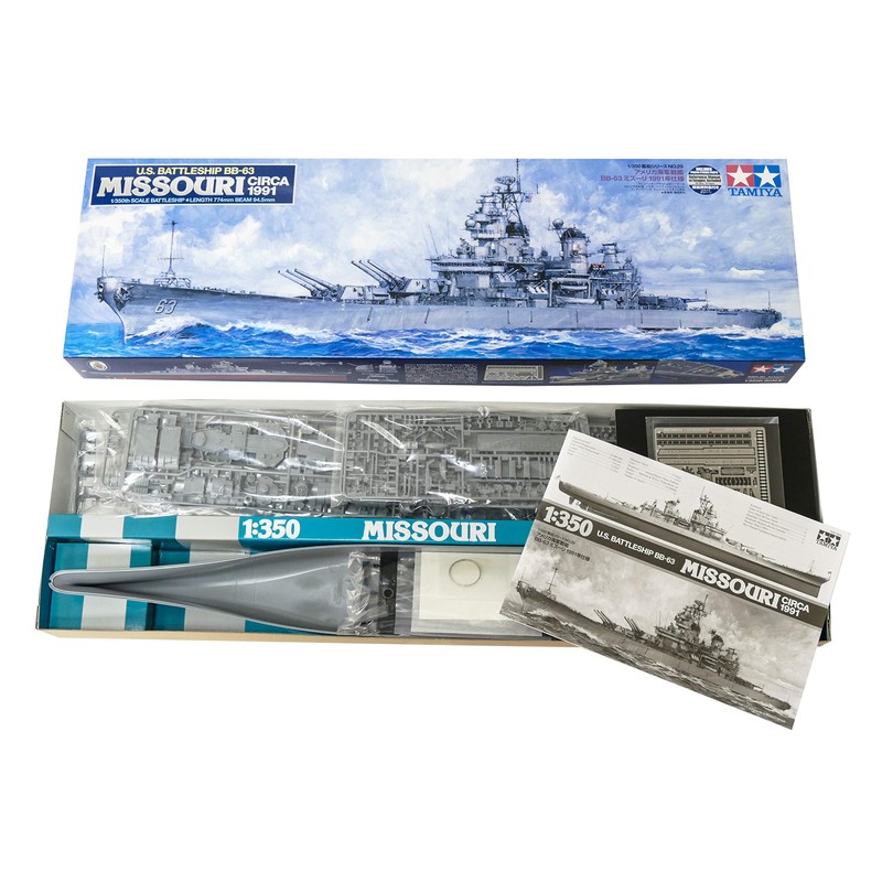 Tamiya Models USS Missouri BB-63 Circa 1991 Model Kit, Model:TM78029