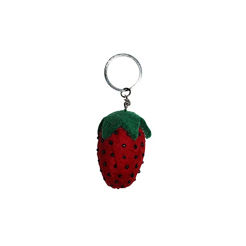 Freak Scene Keyring – Strawberry – Red