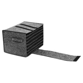 Camping Tableware Storage Felt Bag with Dividers,Camping Accessories for Motorhome Campervan Gadget Kitchen Cabinets,Felt Plate Holder & Cup Holder Camping (plate style)