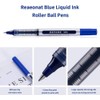 Rollerball Pens, 12 Pack 0.5mm Quick-drying Liquid Ink Stick Ballpoint