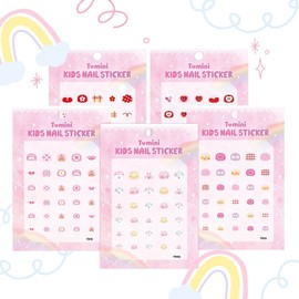 Tomini Kids Nail Sticker Twinkle Jewelry Tattoo, 1 Set, 5 Nail Stickers-A / 투미니 키즈 네일스티커 트윙클 쥬얼리 타투, 1세트, 네일스티커5장-A
