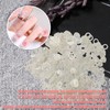 Pearls Nail Charms,200PCS Mixed Styles Rose Flower Moon Heart Bow