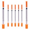 100 Pack 1ml Disposable Syringe, 29G 1cc 5/16 Inch (8mm)