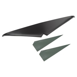 Motorcycle Headlight Eyebrows Sticker Smooth Surface Headlamp Eyelid Trim Fit for Ultra FLTRU FLTRXSE FLTRX FLTRXS Matte Black