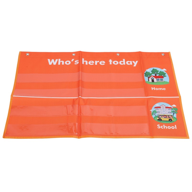 Attendance Pocket Chart with Large Cards Daily Schedule Classroom Management