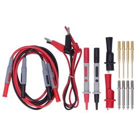 Multimeter Test Leads, Connecting Lines, Testing Electronic Hooks, Alligator Clips, Measuring Tips, Probe Set, Digital Multi, Multimeter