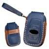 TECART Leather Key Fob Cover Fit for Subaru Outback Ascent