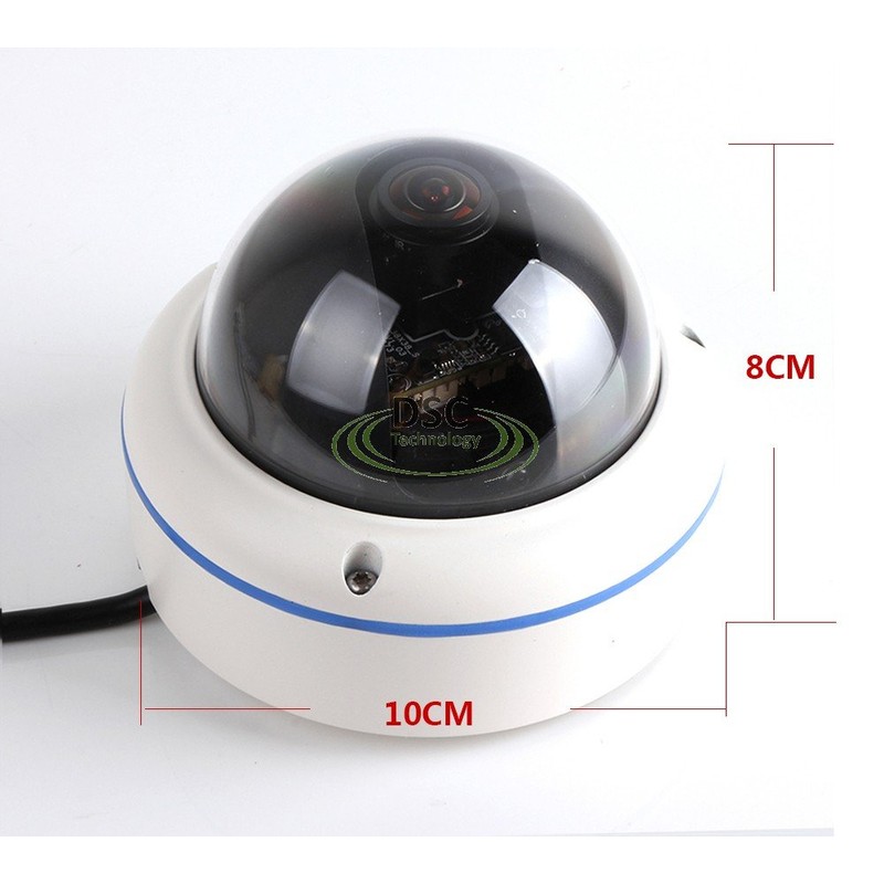 HD-CVI 1080P 2.0Megapixel Panorama CCTV Surveillance Fish Eye Camera Mini