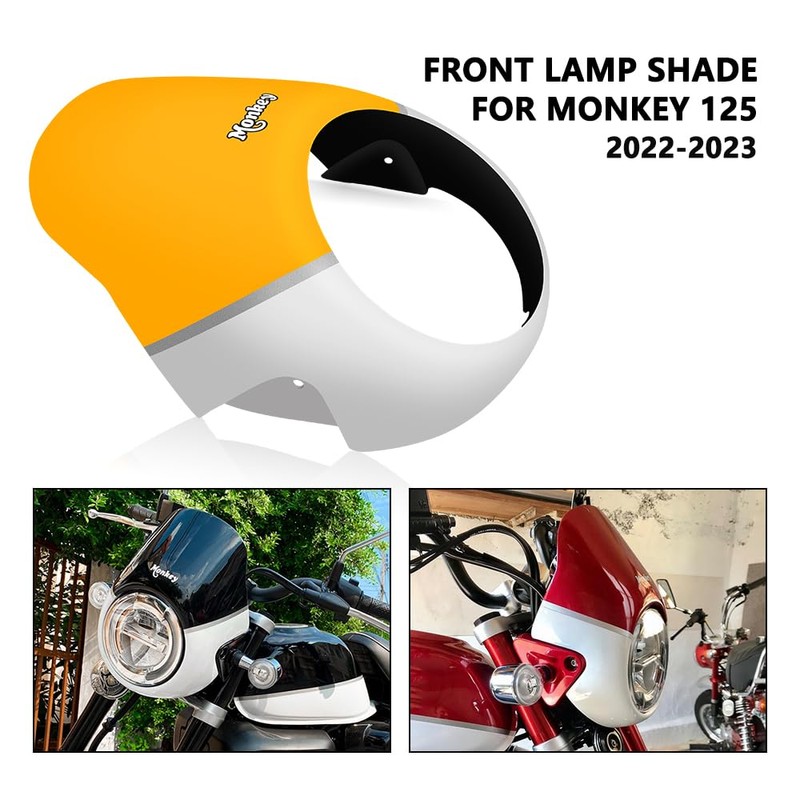For monkey125 2018-2023 Motorcycle Accessories Monkey 125 Headlight Cover Windscreen