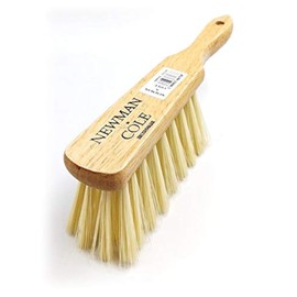 Newman and Cole Natural Wooden Hand Brushes - Choose from Hard Stiff Bristle Brush or Soft Brush with Natural or Synthetic Bristles (1 x Soft Synthetic Bristle Hand Brush)