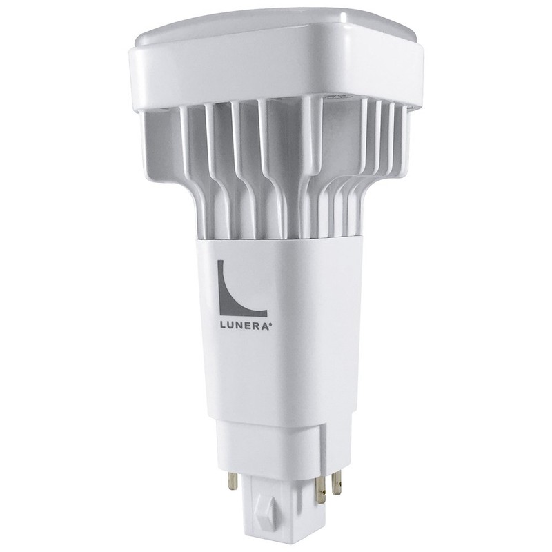 Lunera G24Q 4-Pin Vertical CFL LED Light Bulb, 11W, 1350