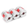 3Pcs Flexible Coupler Aluminum Alloy Ball Screw Coupling Kit Motor